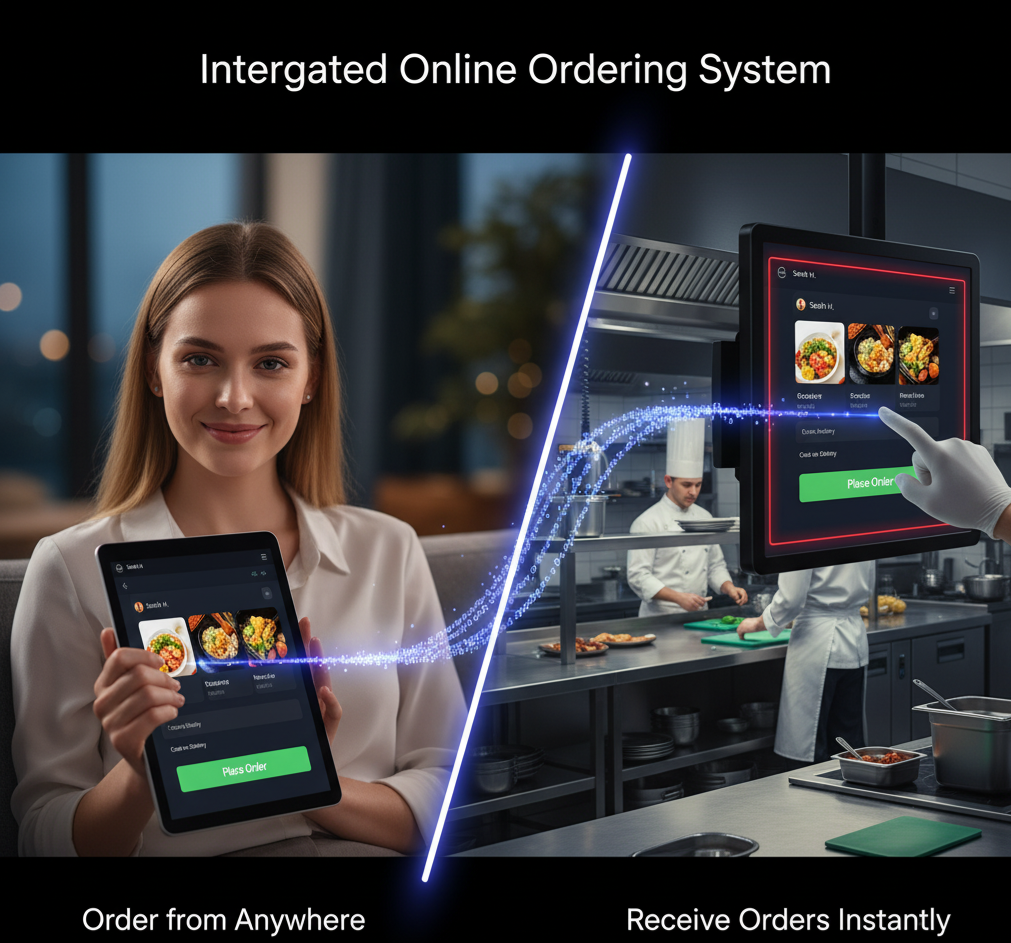 Integrated online ordering system for restaurants in Gorakhpur